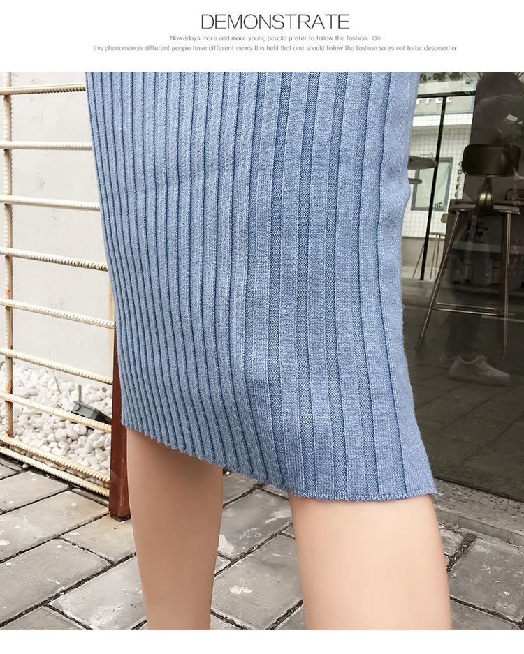 实拍2018秋冬新款收腰显瘦针织连衣裙两件套时尚套装女-36.jpg