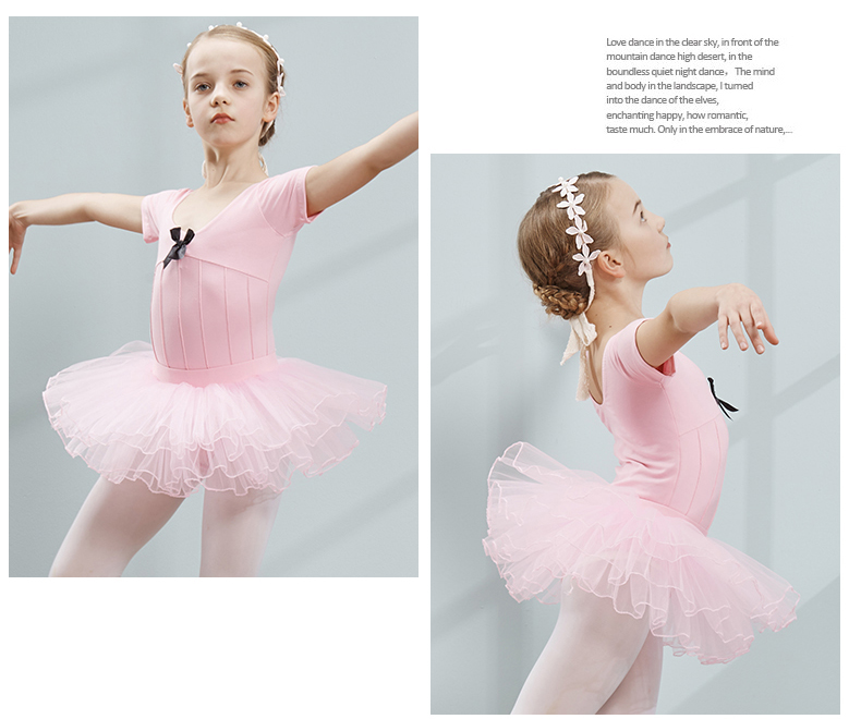 儿童舞蹈服装春夏季女童短袖芭蕾舞考级服幼儿练功服体操服-13.jpg