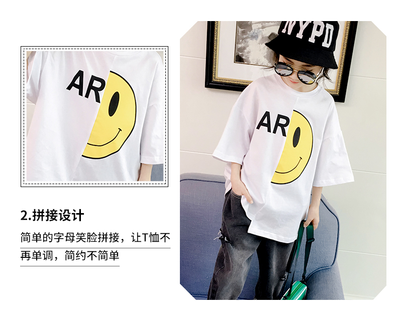 童装女童白色五分袖T恤夏装新款韩版儿童中大童洋气短袖上衣-5.jpg