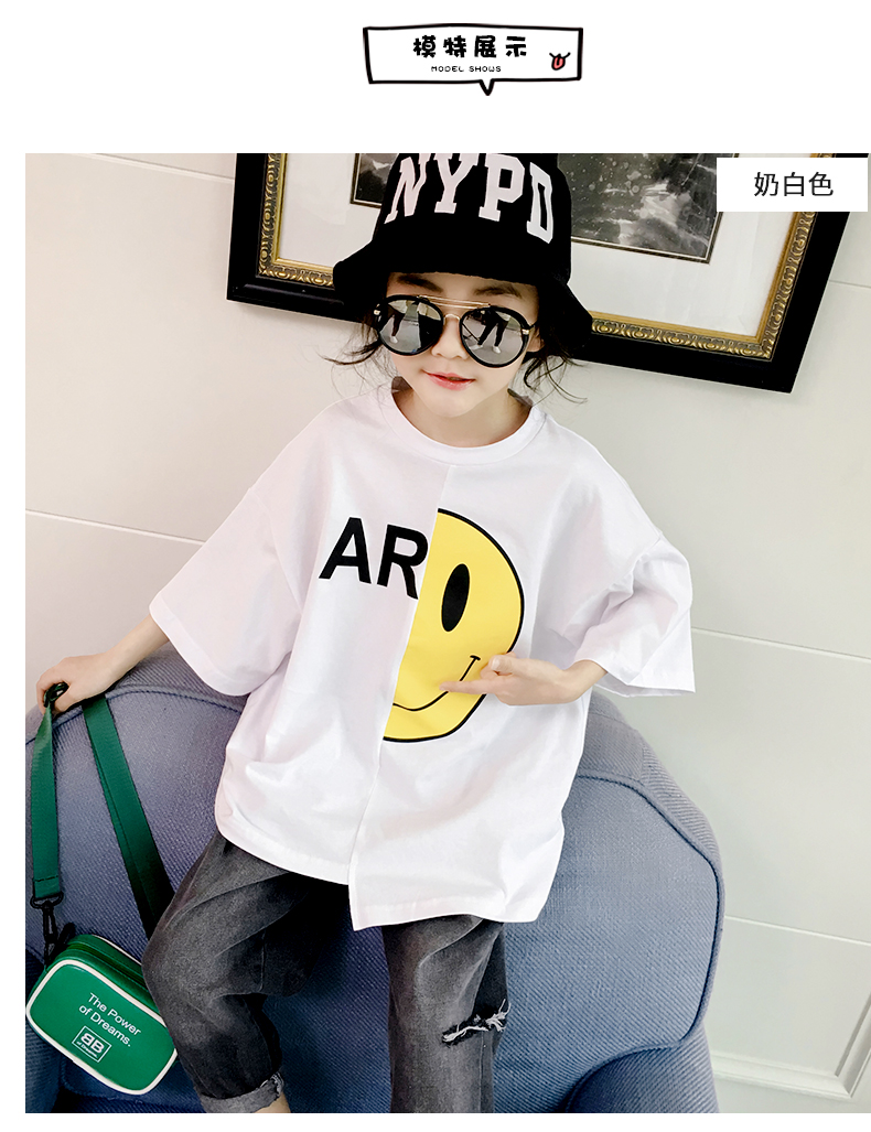童装女童白色五分袖T恤夏装新款韩版儿童中大童洋气短袖上衣-6.jpg