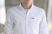 衬衫简约休闲春季新品舒适透气长袖白色衬衫男大码