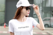 新款女装白色t恤韩版宽松圆领字母半袖夏季上衣打底衫