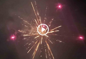 服装批发平台子公司虎门服装厂基地2026年除夕跨年烟花炮竹彻夜狂欢从天黑到天亮