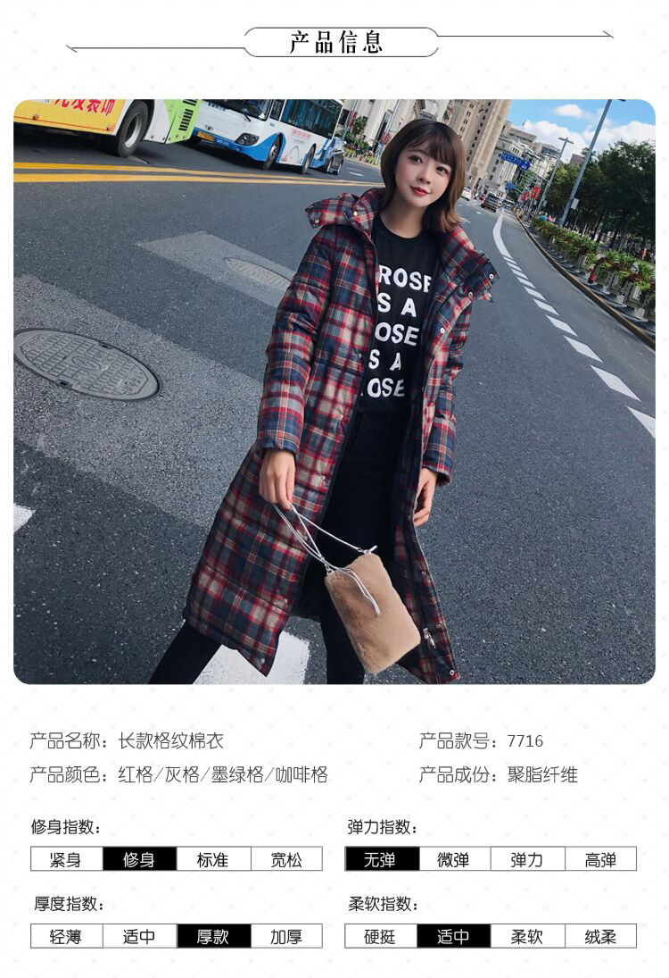 实拍秋冬新款羽绒棉服女韩版过膝长款修身送围脖棉衣外套女-5.jpg