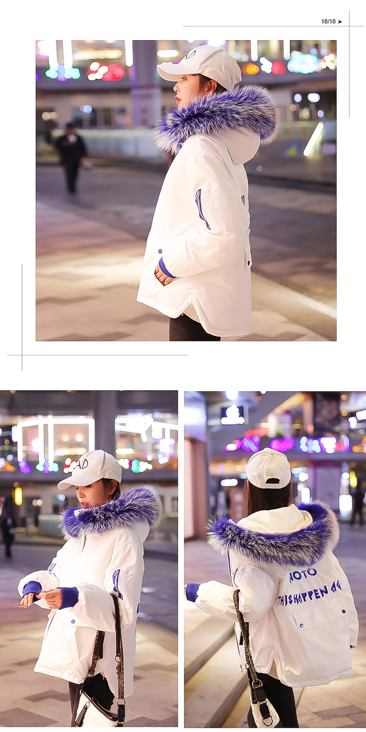 实拍2018冬季新款大毛领短款羽绒服女面包服派克宽松学生外套-11.jpg