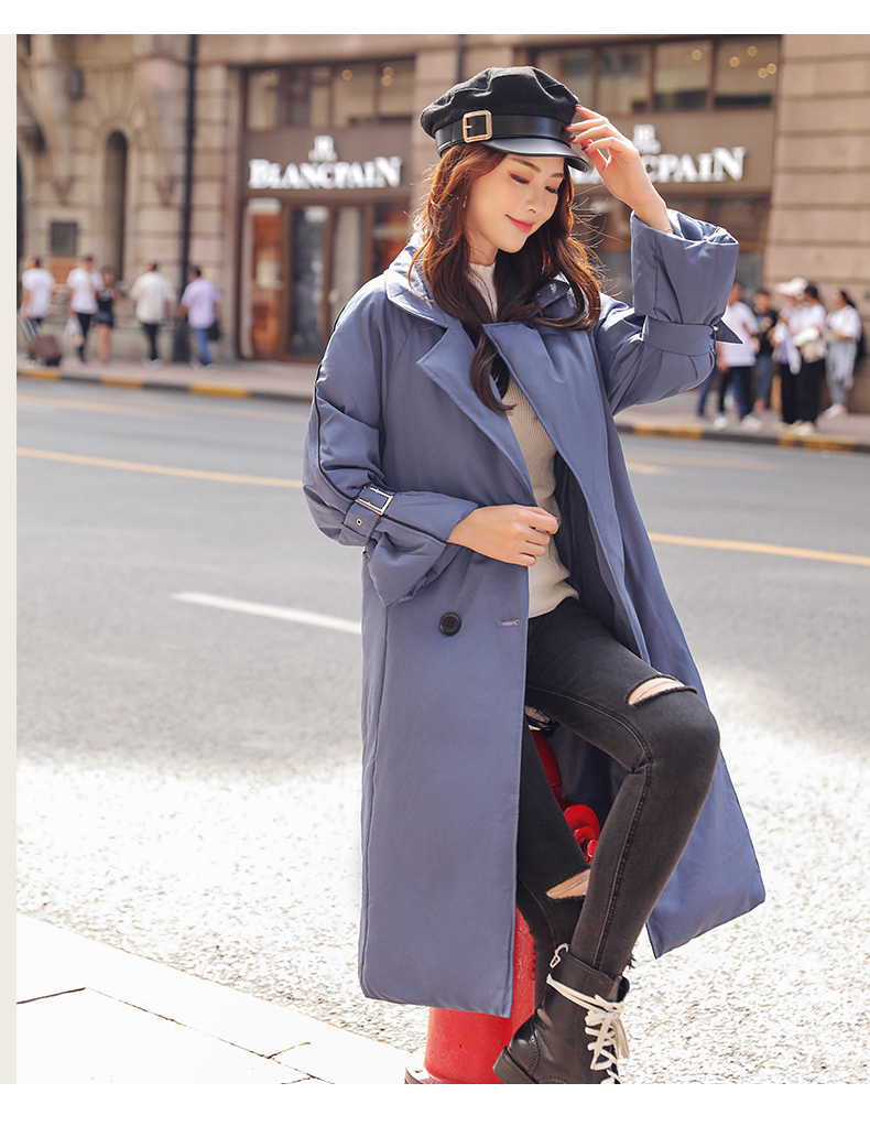 实拍秋冬新款羽绒服风衣加厚棉服 女中长款OL气质棉服外套-16.jpg