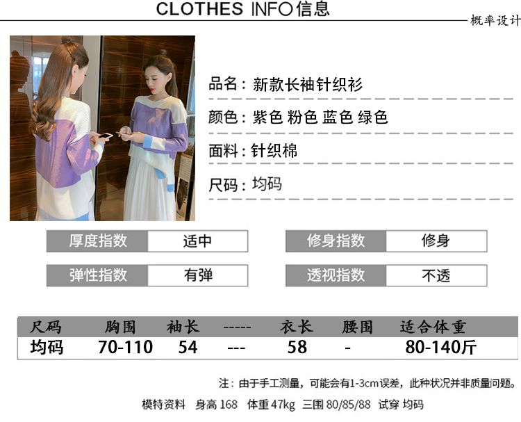2018秋冬加厚套头毛衣女宽松长袖针织衫外套大码潮-2.jpg