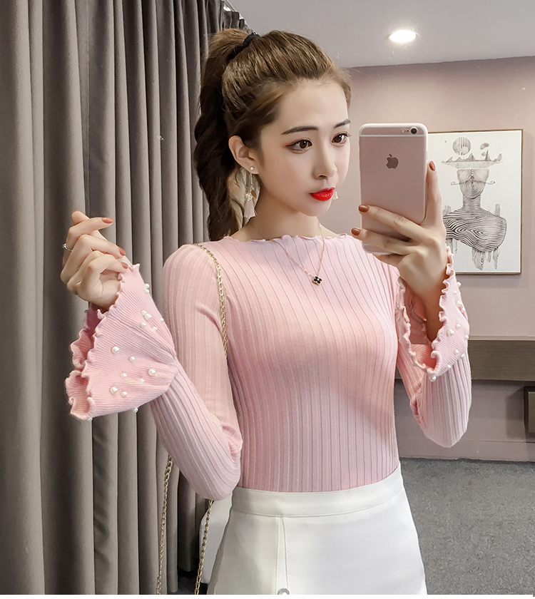 2018秋冬新款淑女上衣针织衫百搭长袖套头毛衣女-1.jpg