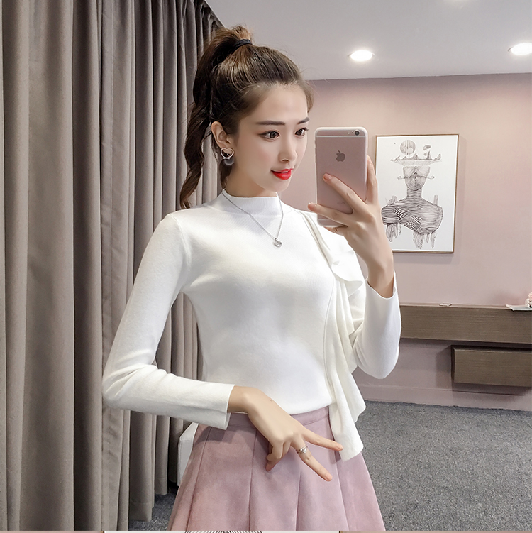包芯纱 2018秋款新款半高领针织衫修身长袖套头毛衣女-29.jpg