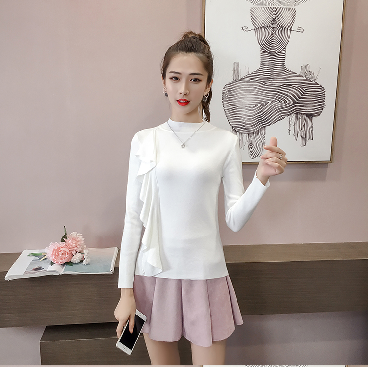 包芯纱 2018秋款新款半高领针织衫修身长袖套头毛衣女-32.jpg