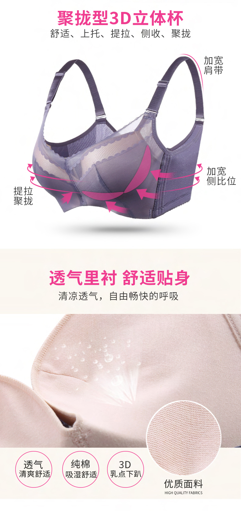实拍新款无痕美背无钢圈侧收3D聚拢上托镂空透气内衣文胸裹胸-2.jpg