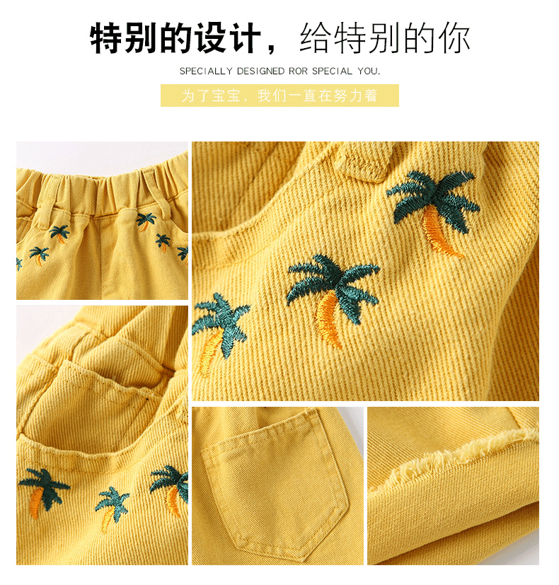 夏装潮纯色新款韩版女童休闲牛仔短裤中大童儿童时尚热裤子潮-6.png