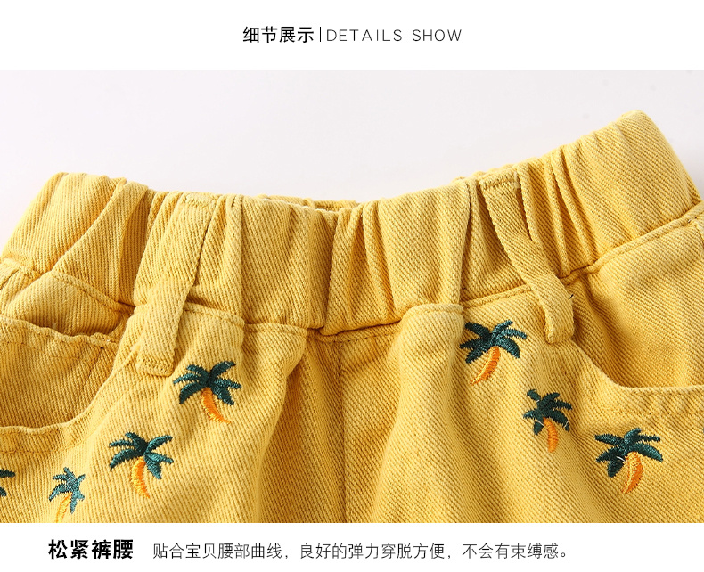 夏装潮纯色新款韩版女童休闲牛仔短裤中大童儿童时尚热裤子潮-28.jpg
