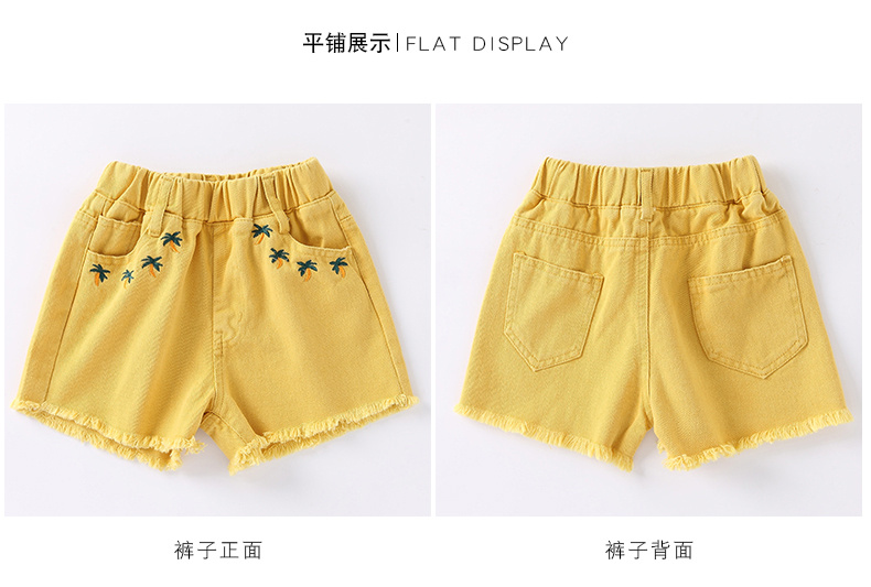夏装潮纯色新款韩版女童休闲牛仔短裤中大童儿童时尚热裤子潮-27.jpg