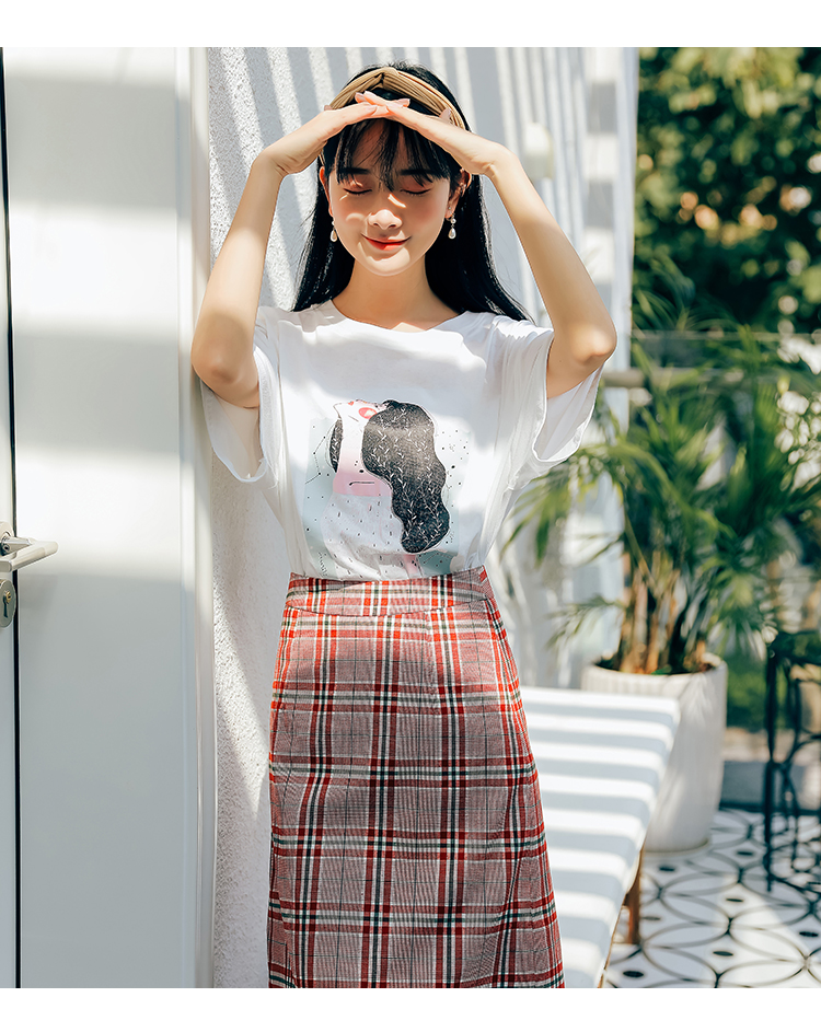 文艺复古高腰显瘦格子半身裙铅笔裙防走光A字裙包臀女裙-6.jpg