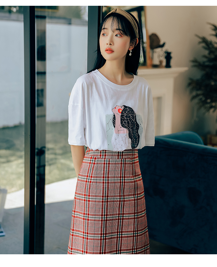 文艺复古高腰显瘦格子半身裙铅笔裙防走光A字裙包臀女裙-8.jpg