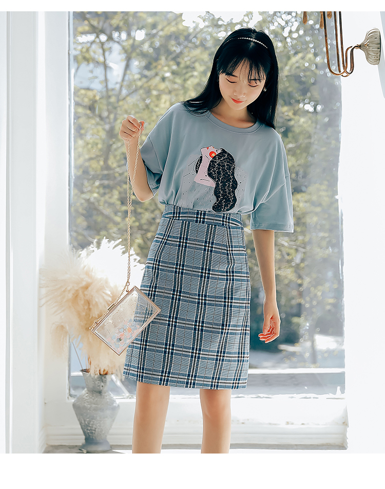 文艺复古高腰显瘦格子半身裙铅笔裙防走光A字裙包臀女裙-22.jpg