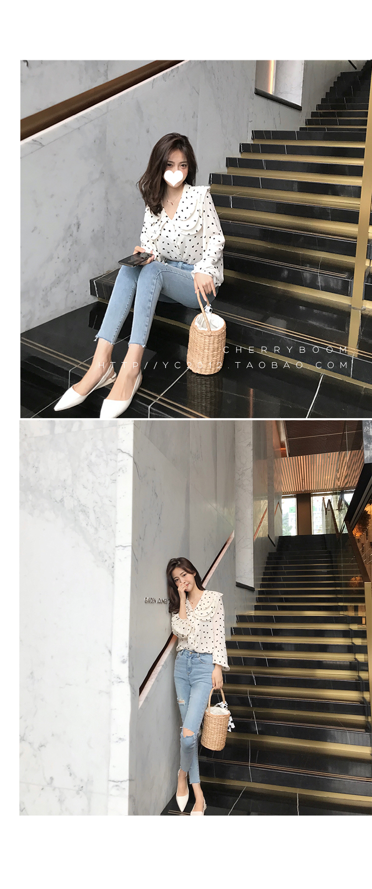 浅色破洞牛仔裤女春新款百搭紧身显瘦小脚九分裤-23.jpg