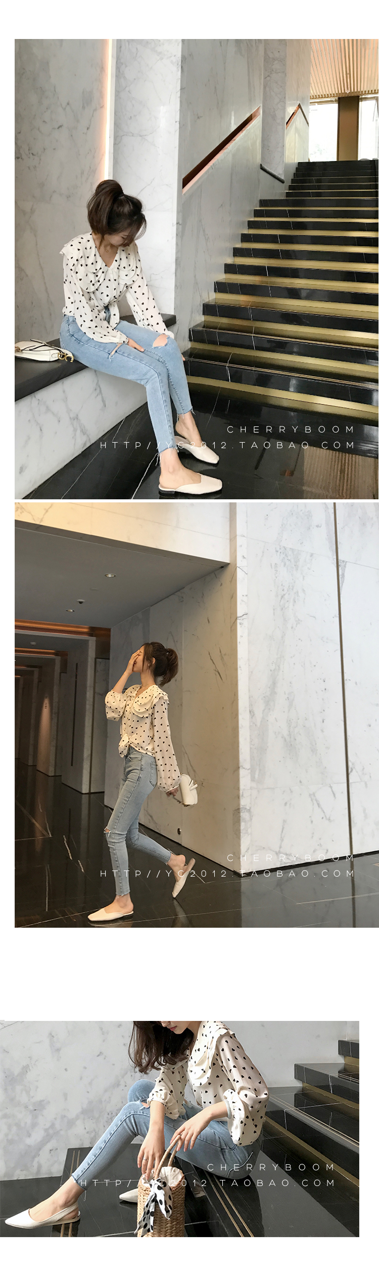 浅色破洞牛仔裤女春新款百搭紧身显瘦小脚九分裤-22.jpg