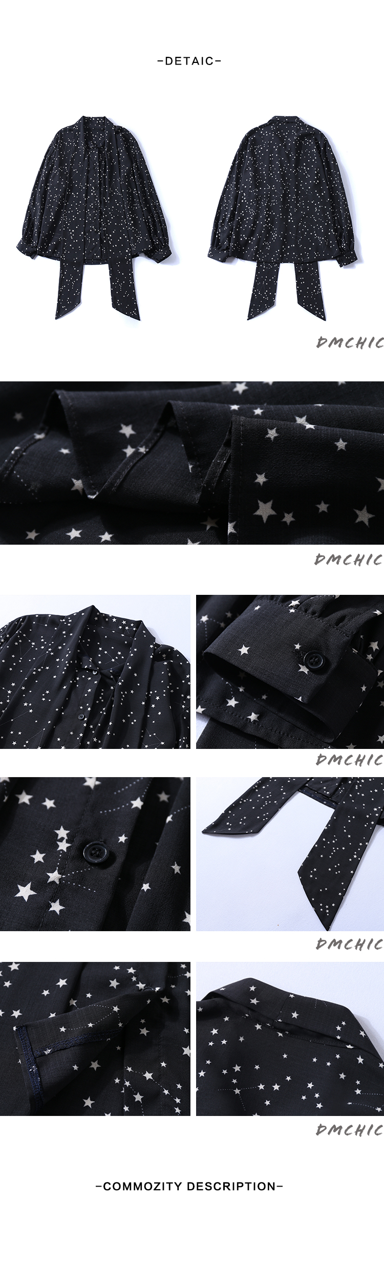 这是什么神仙面料blingbling星星打结雪纺衬衫-8.jpg