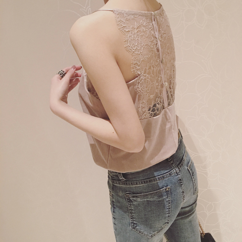 妩媚小女人春夏超美睫毛蕾丝拼丝绒V领百搭性感小吊带背心-20.jpg