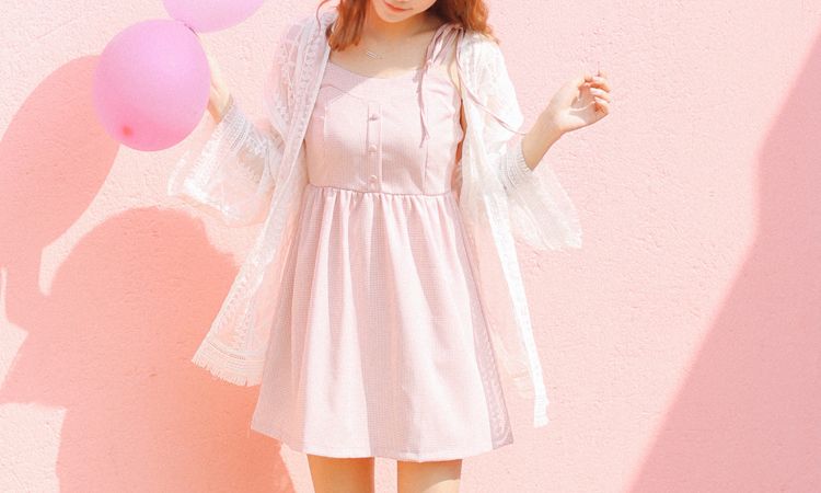 夏季甜美清新少女系带学院风高腰细格子吊带连衣裙子女-2.jpg
