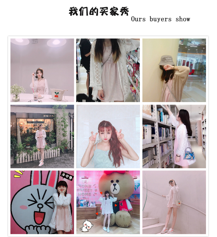 夏季甜美清新少女系带学院风高腰细格子吊带连衣裙子女-3.jpg