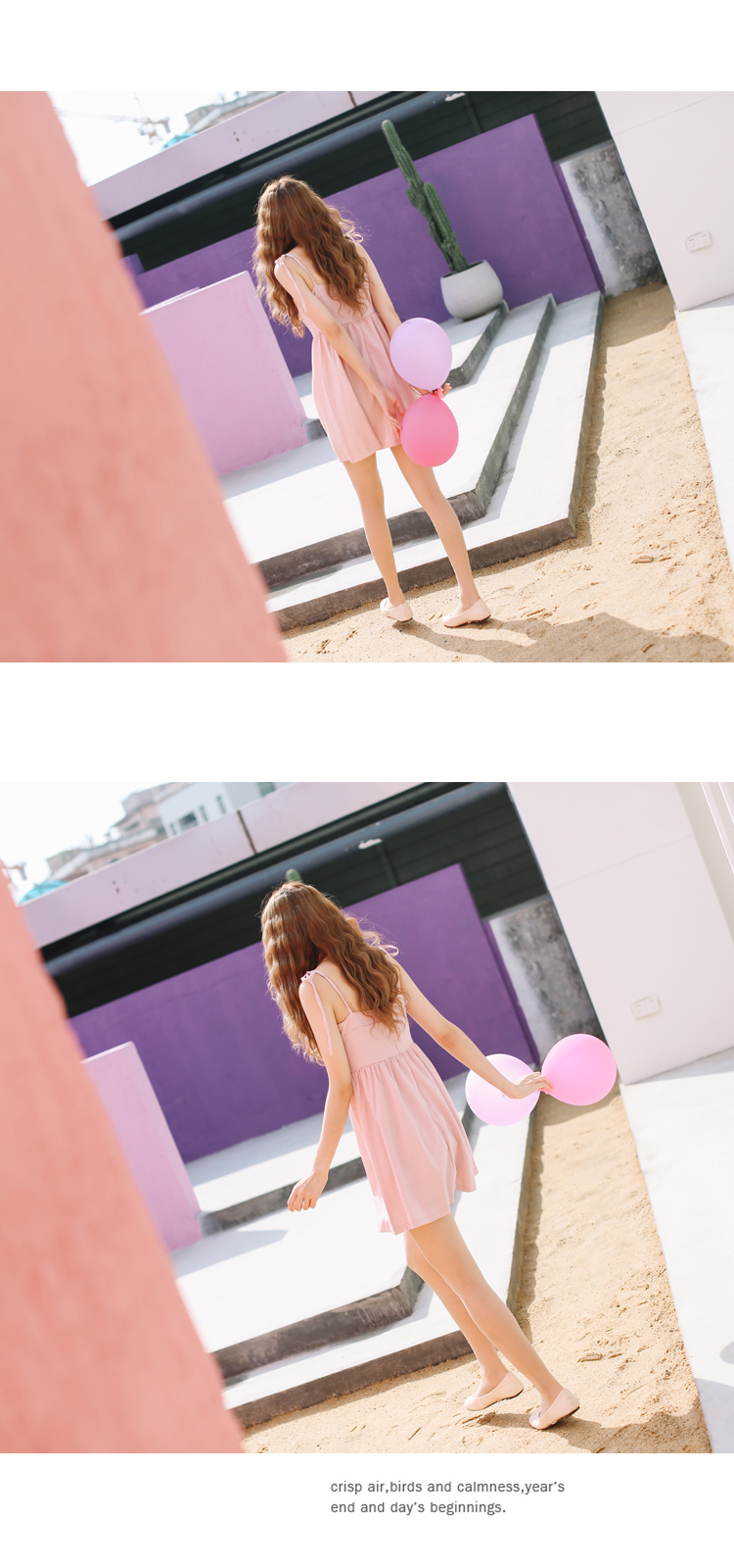 夏季甜美清新少女系带学院风高腰细格子吊带连衣裙子女-11.jpg