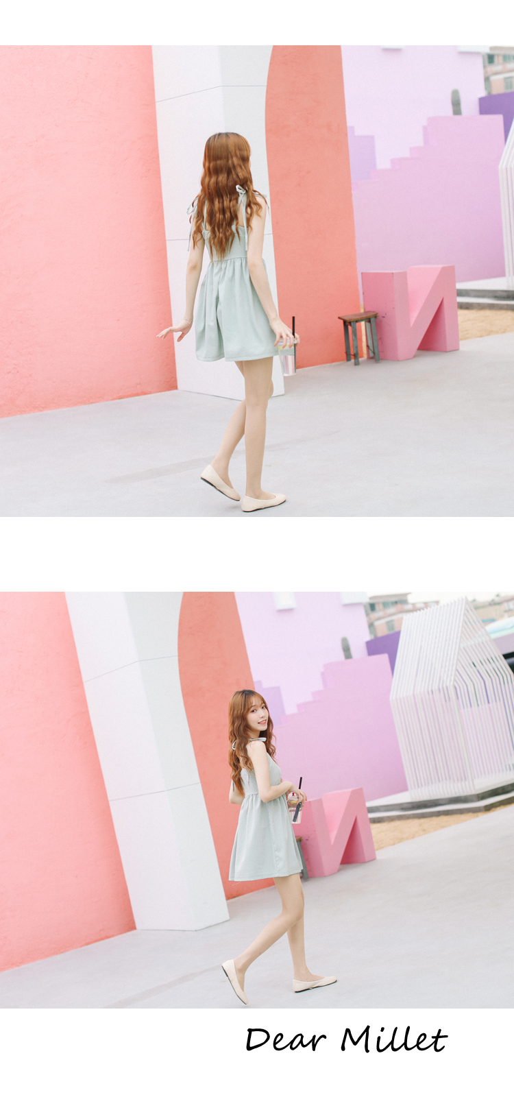 夏季甜美清新少女系带学院风高腰细格子吊带连衣裙子女-12.jpg