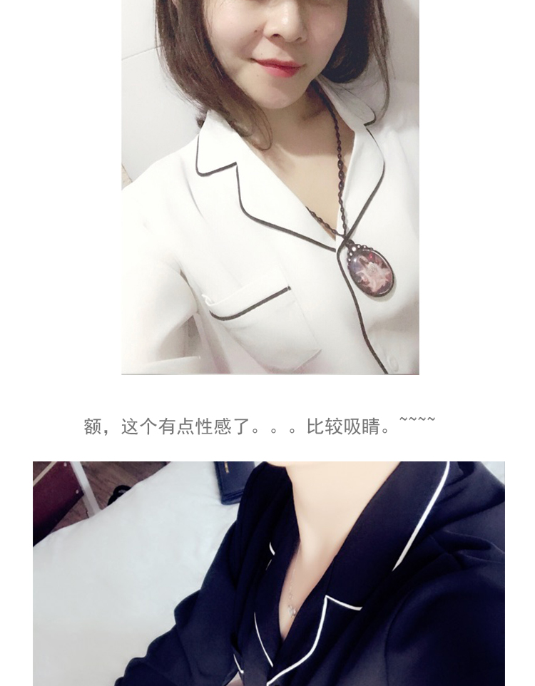 睡衣风衬衫女韩版vetiver设计感小众雪纺长袖宽松v领很仙的衬衣女-6.jpg