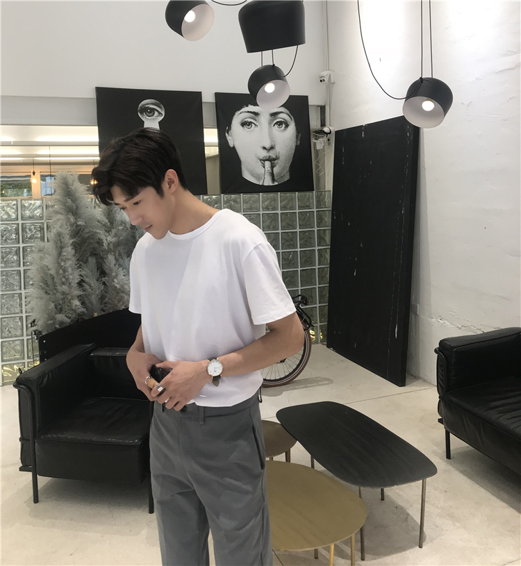 简约时尚百搭版型好修身纯色男士9分休闲裤 男-15.jpg