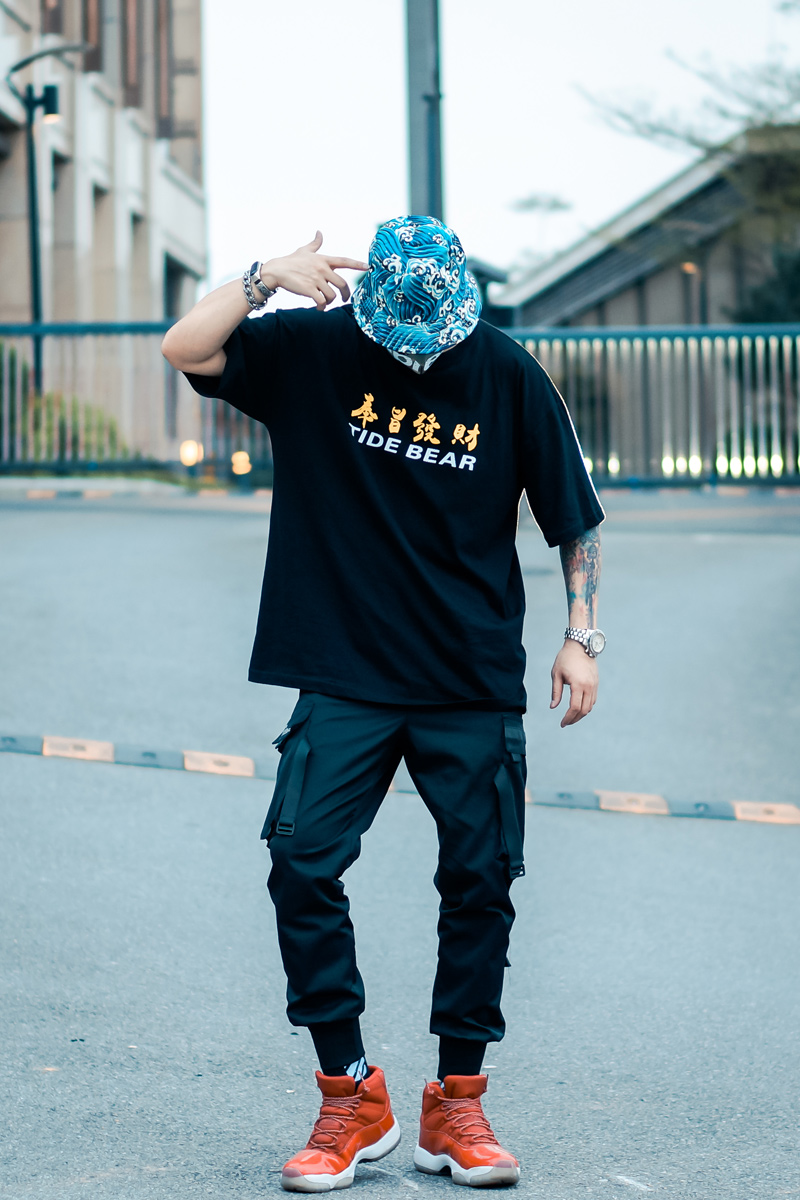 新款国潮中国风奉旨发财夏季T恤hiphop短袖男女宽松oversize上衣-5.jpg