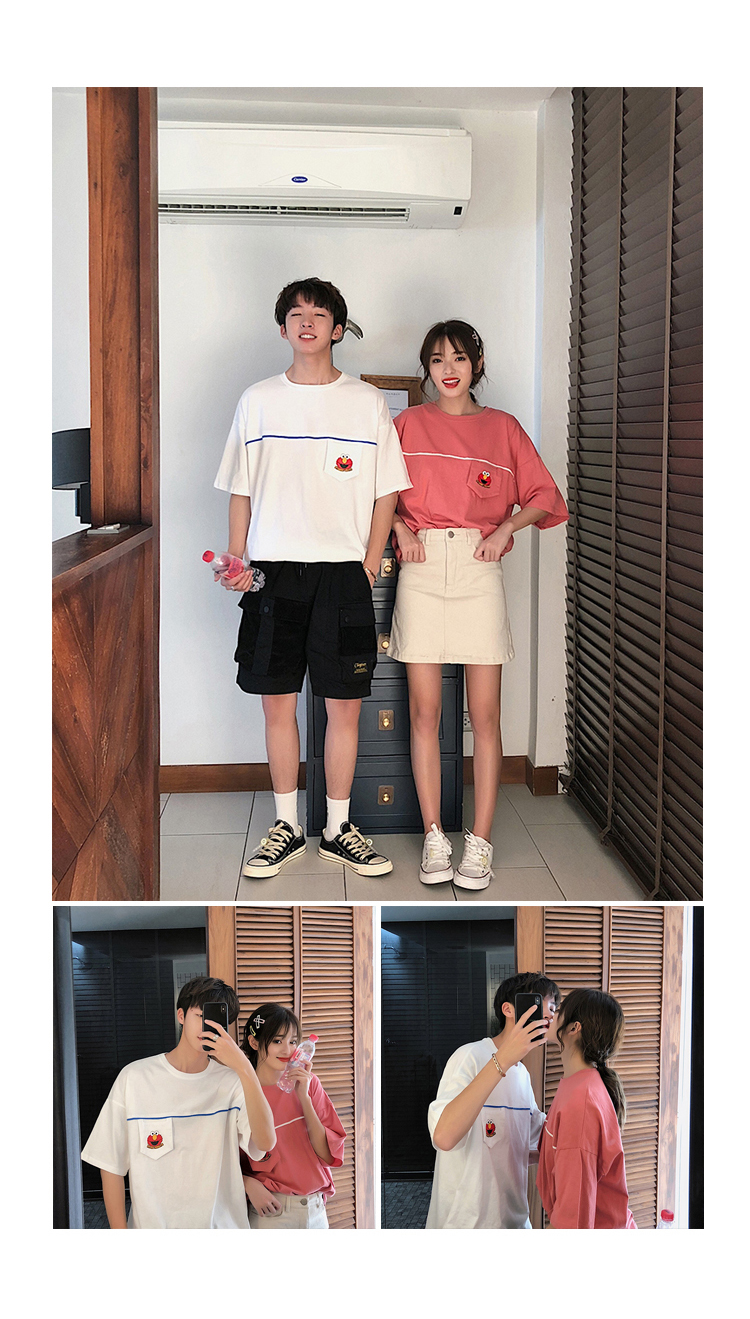 小众设计感情侣装夏装新款韩版原宿风短袖T恤女学生半袖班服-13.jpg