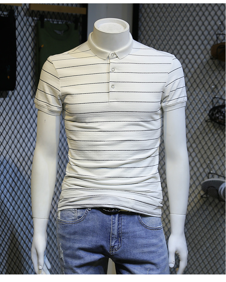 男士短袖T恤翻领体恤打底衫韩版翻领条纹polo衫衣服潮男装-16.jpg