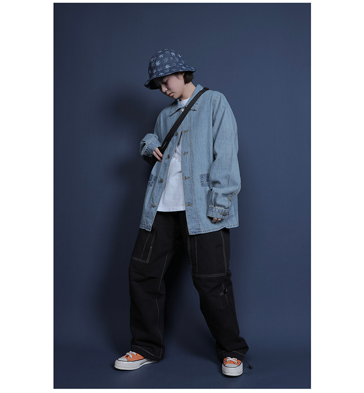 口袋拼布牛仔夹克男女外套上衣浅色薄款日系宽松新品-21.jpg