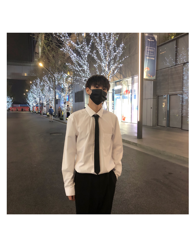 送领带港风春季新品大码长袖白色衬衣男衬衫韩版宽松男士寸衫潮-10.jpg