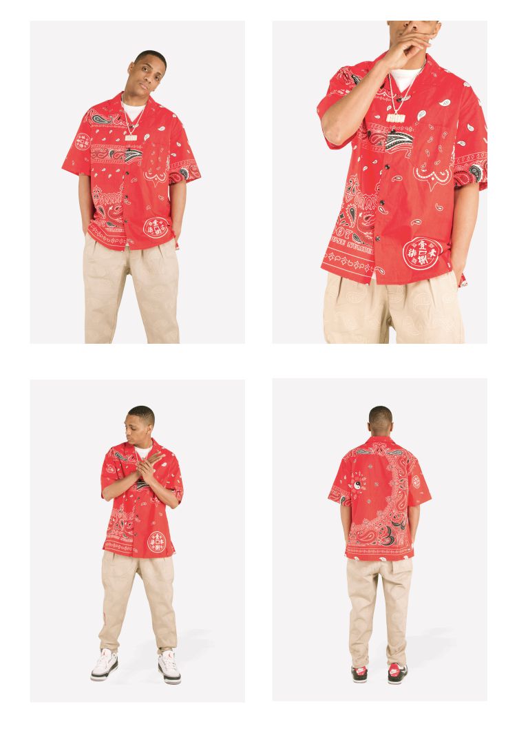 春夏新品 多色可选腰果花LOGO宽松美式街头嘻哈印花短袖衬衣-23.jpg