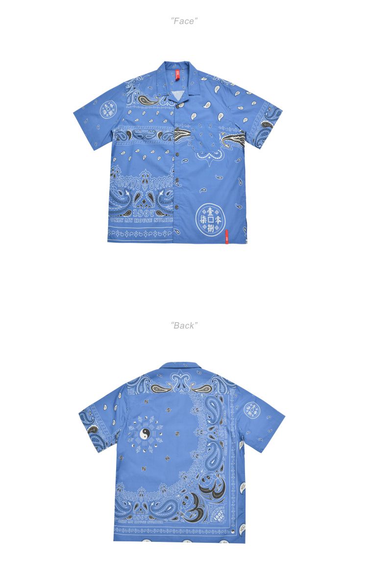 春夏新品 多色可选腰果花LOGO宽松美式街头嘻哈印花短袖衬衣-32.jpg