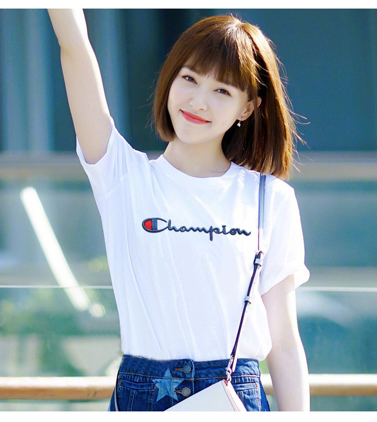 冠军春夏季宽松圆领短袖T恤男女休闲纯棉运动衫情侣-8.jpg