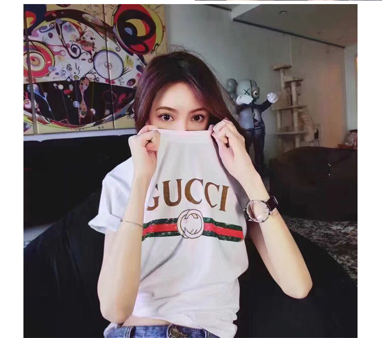 t恤女宽松白色古奇短袖g家gu同款cci印花潮牌 半袖情侣装-5.jpg